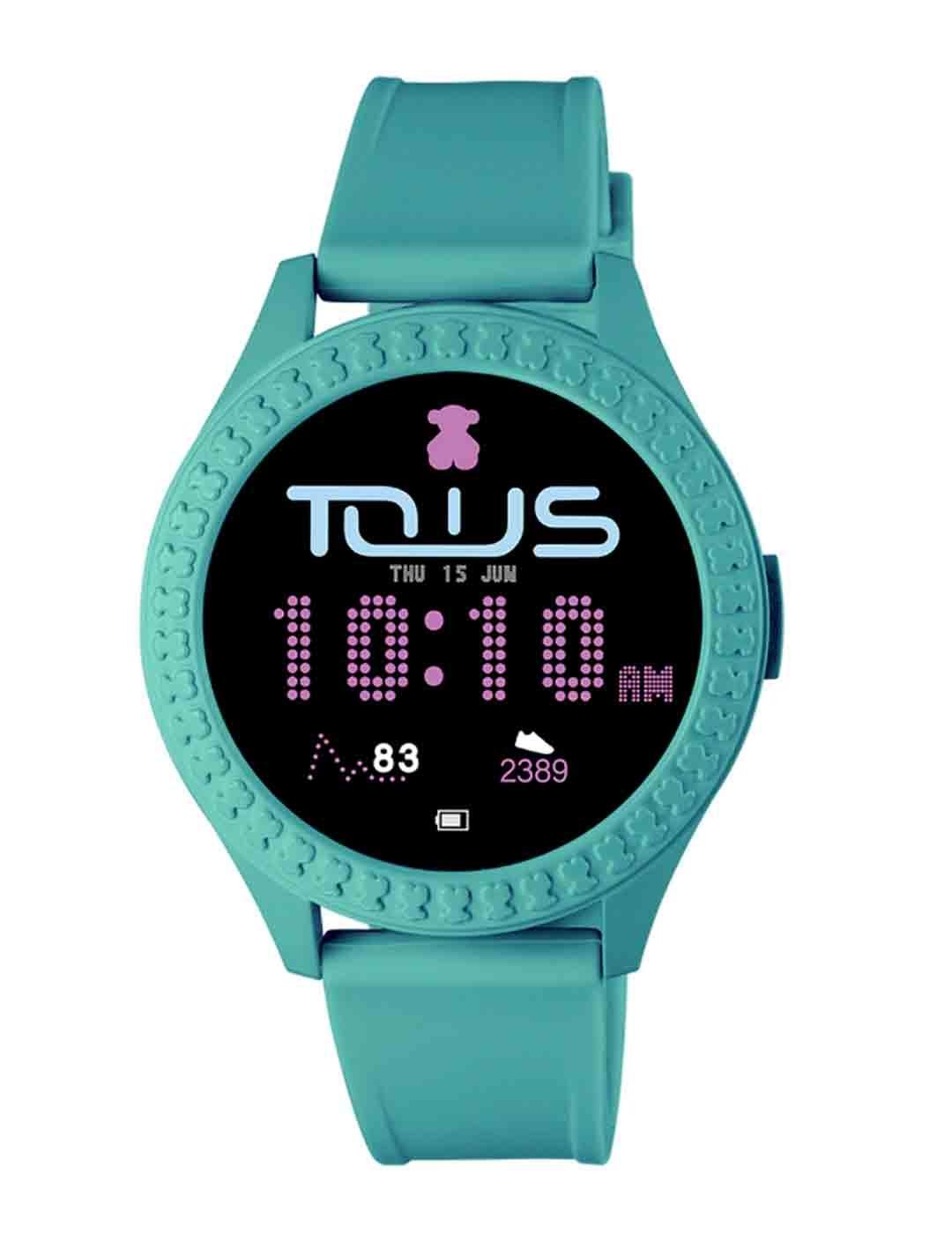 Reloj smartwatch Smarteen Connect con correa de silicona rosa