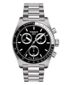 Reloj Tissot PR516 crono acero esf. negra