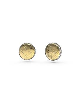 Pendientes Guess acero dorado circonitas