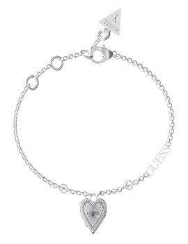 Pulsera Guess acero corazón