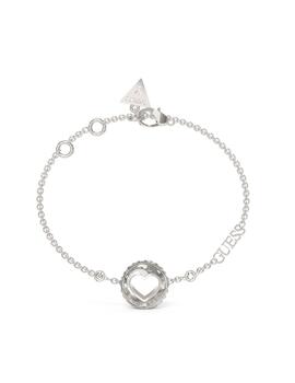 Pulsera Guess acero corazón