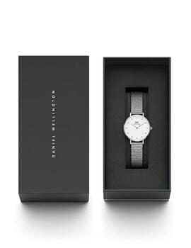 Reloj DW Petite Lumine acero blanco