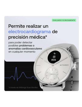 Reloj Withings Scanwatch 2 acero dorado esf. azul