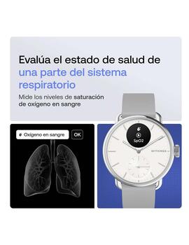 Reloj Withings Scanwatch 2 acero dorado esf. azul