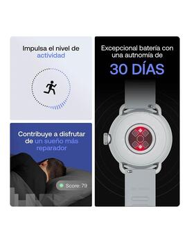 Reloj Withings Scanwatch 2 acero dorado esf. azul